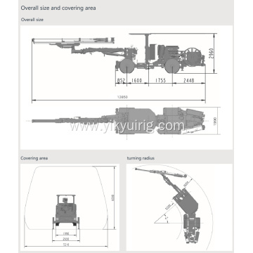 Crawler Underground Tunnel Drill with hydraulic drifter